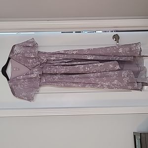 ASOS Maternity Lilac Floral Midi Dress
